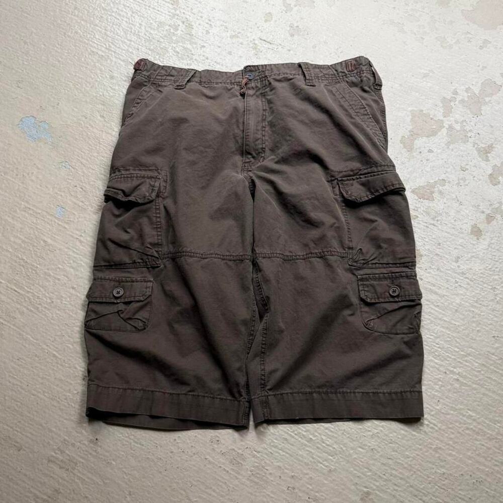 Wearfirst Y2K Baggy Men's 38" Long Brown Cargo Shorts